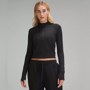 Rest Less Cropped Half Zip